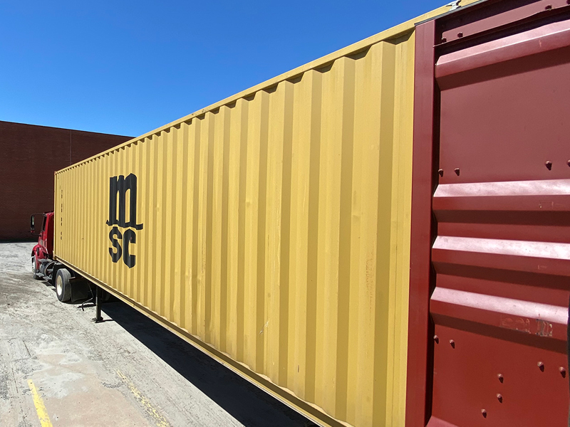Baltimore Warehousing Inbound Shipping Container